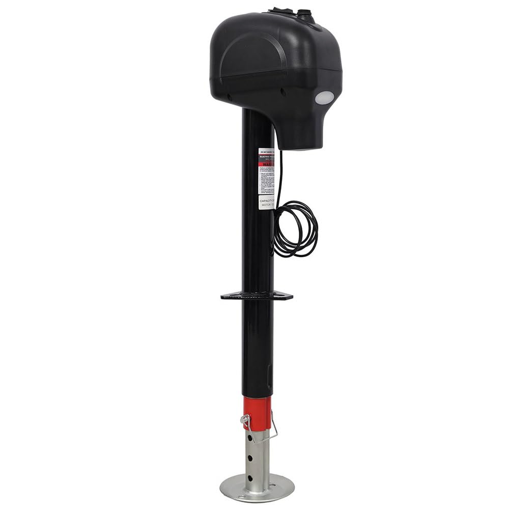 Electric Trailer Jack 3500 LBS 12V DC Power Tongue Jack with Adjustable Drop Leg F292316