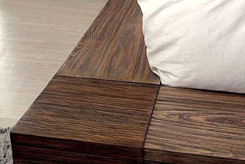 California King Walnut Platform Bed I1531