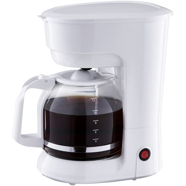 White 12 Cup Drip Coffee Maker N5165