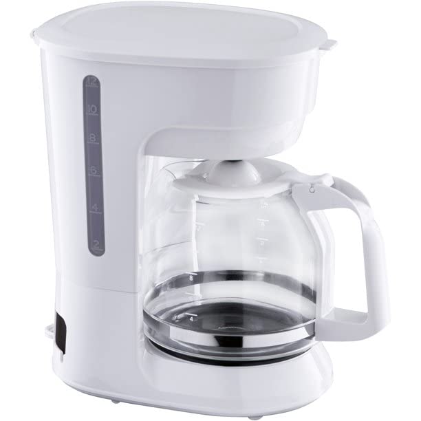 White 12 Cup Drip Coffee Maker N5165