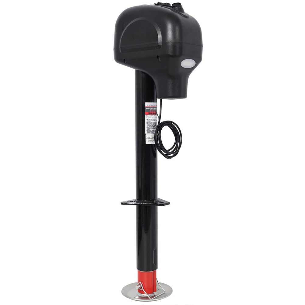 Electric Trailer Jack 3500 LBS 12V DC Power Tongue Jack with Adjustable Drop Leg F292316