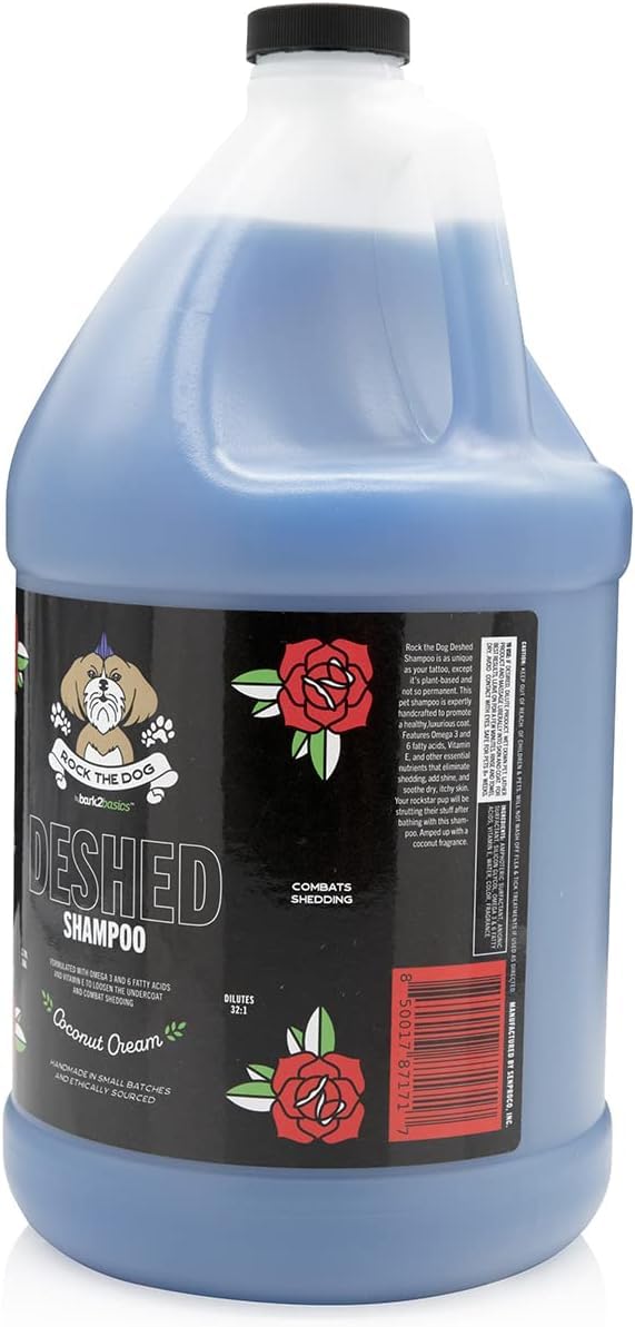 Dog Deshedding Pet Shampoo 1 Gallon A876705
