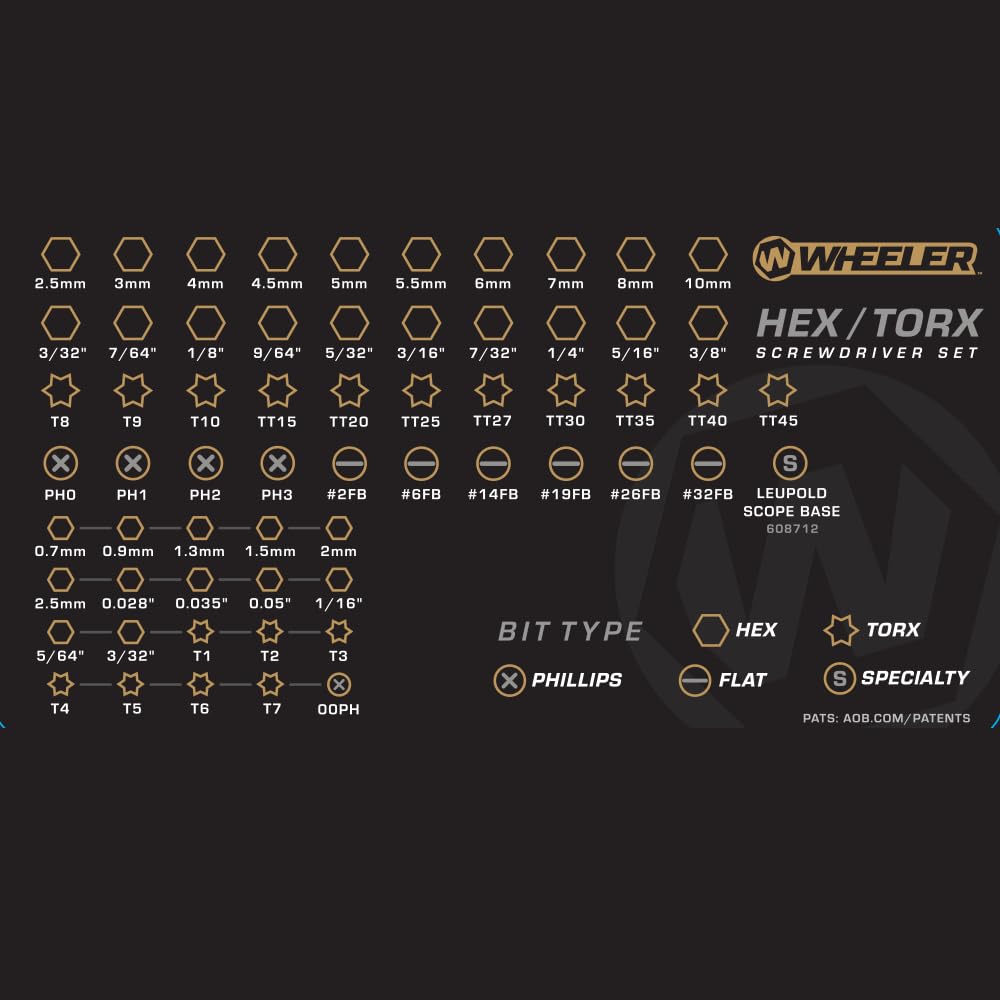 SAE/Metric Hex and Torx Screwdriver Set F475055