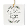 Ceramic 3-inch Square Ornament E91562