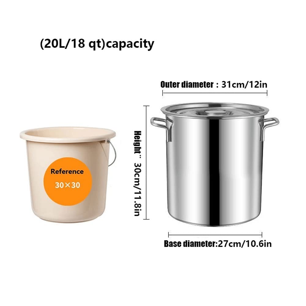 Stainless Steel 40 Quart Stock Pot with Lid O3800