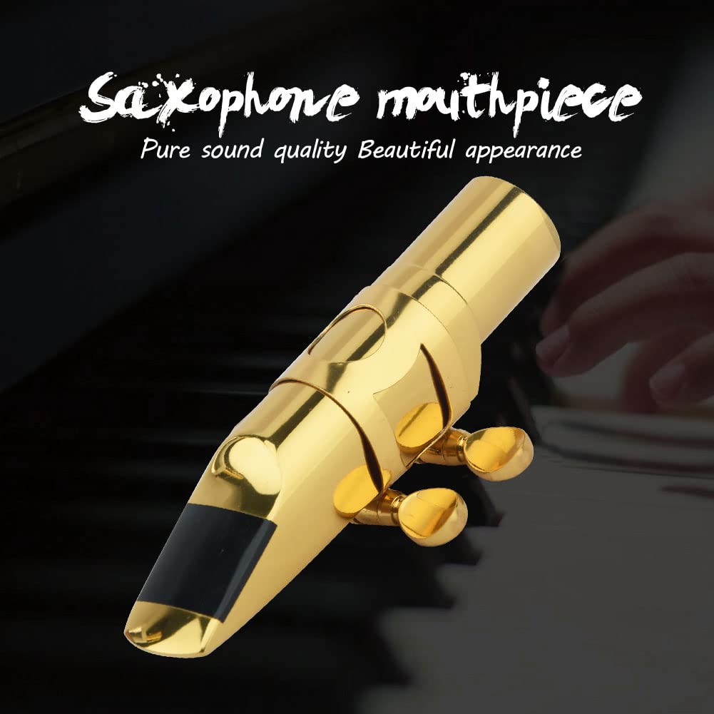 Alto Saxophone Mouthpiece with Cap and Ligature Gold 5C K50338