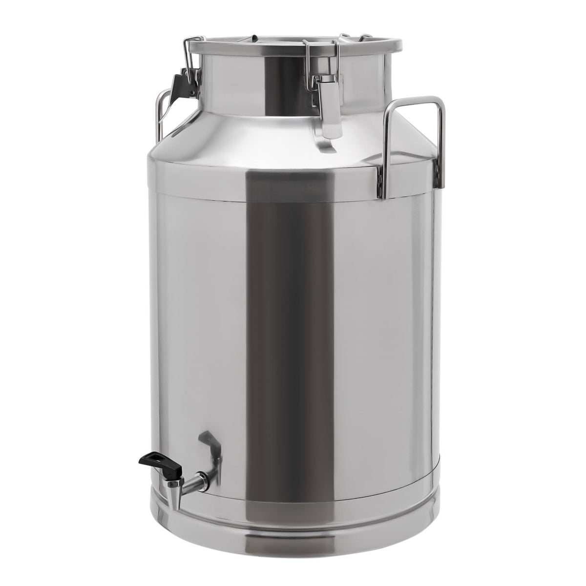 60L Stainless Steel Milk Can with Faucet and Sealed Lid H75425