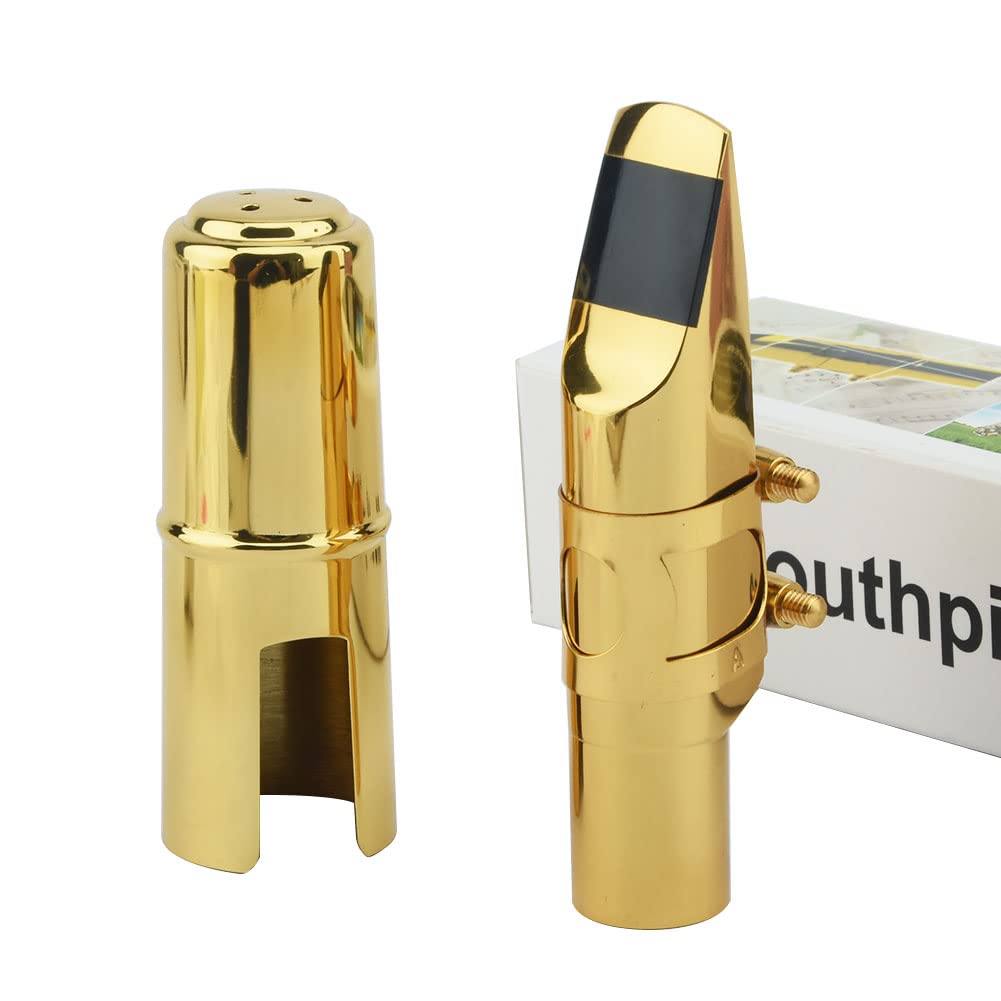 Alto Saxophone Mouthpiece with Cap and Ligature Gold 5C K50338