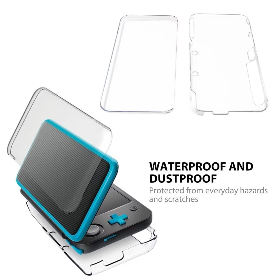 Clear Crystal Protective Hard Shell Case Cover for New Nintendo 2DS XL S707