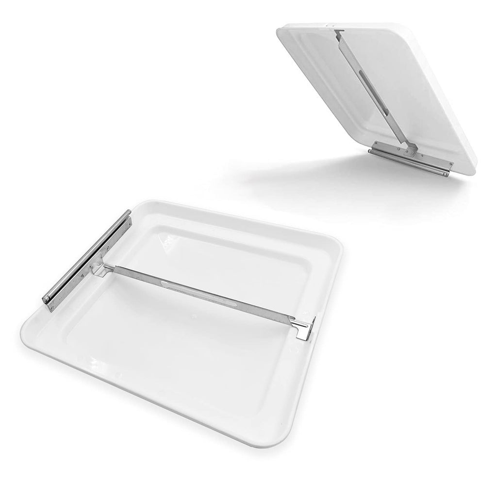 14" White Universal Roof Vent Cover Lid Replacement P121135