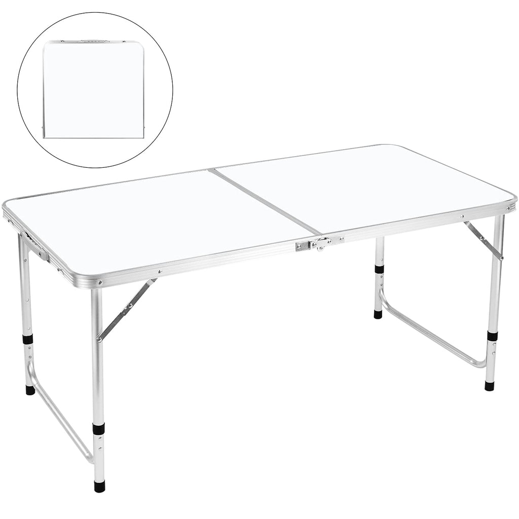 4 FT Aluminum Height Adjustable Folding Camping Table M109838