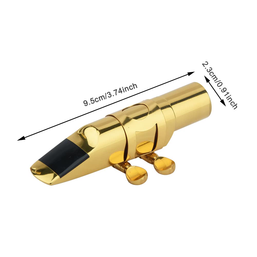 Alto Saxophone Mouthpiece with Cap and Ligature Gold 5C K50338