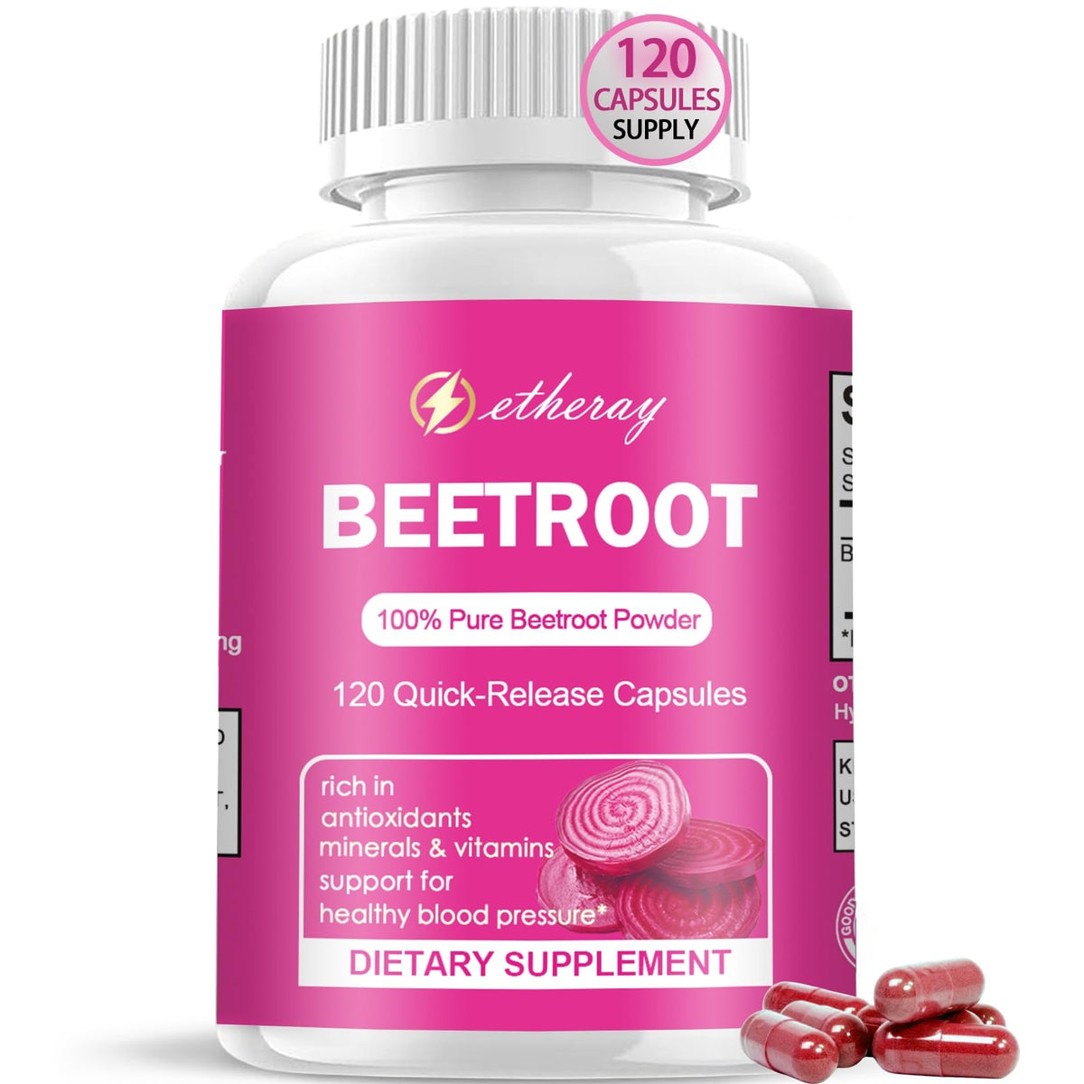 Beet Root Capsules 120 Count W770804