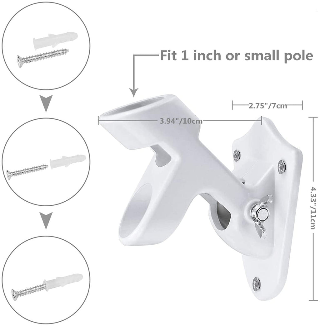 Heavy Duty Flag Pole Holder Wall Mounting Bracket 1" R247