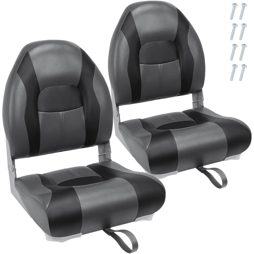 High Back Folding Waterproof Boat Seats 2 Pack K865