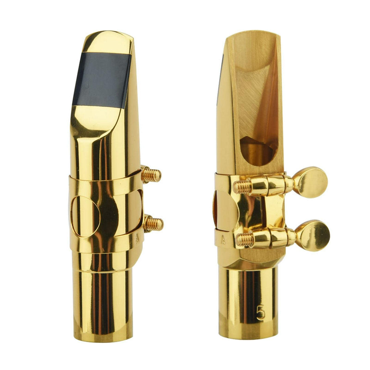 Alto Saxophone Mouthpiece with Cap and Ligature Gold 5C K50338