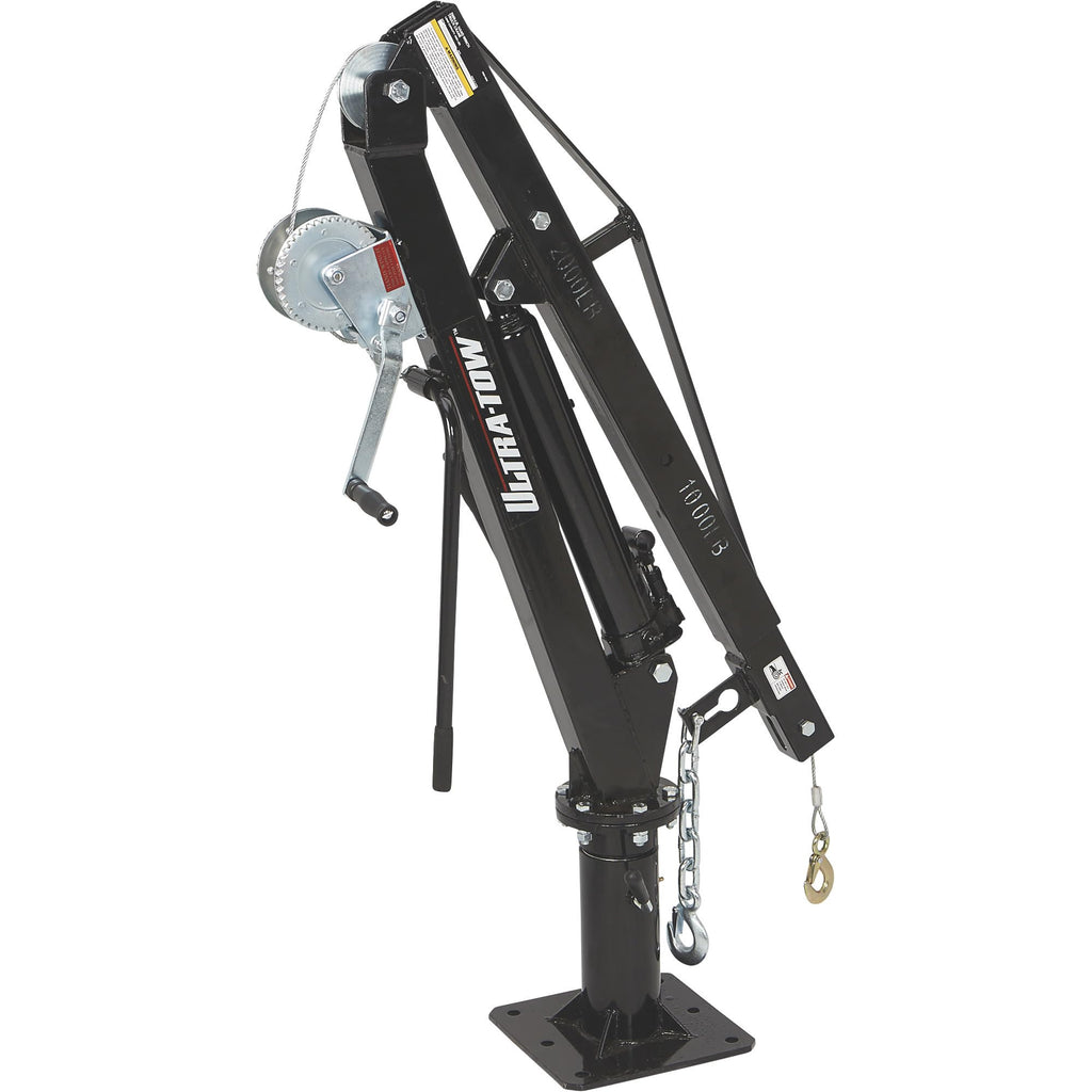 Hydraulic Pickup Truck Crane with Hand Winch 2000-Lb. Capacity H60811