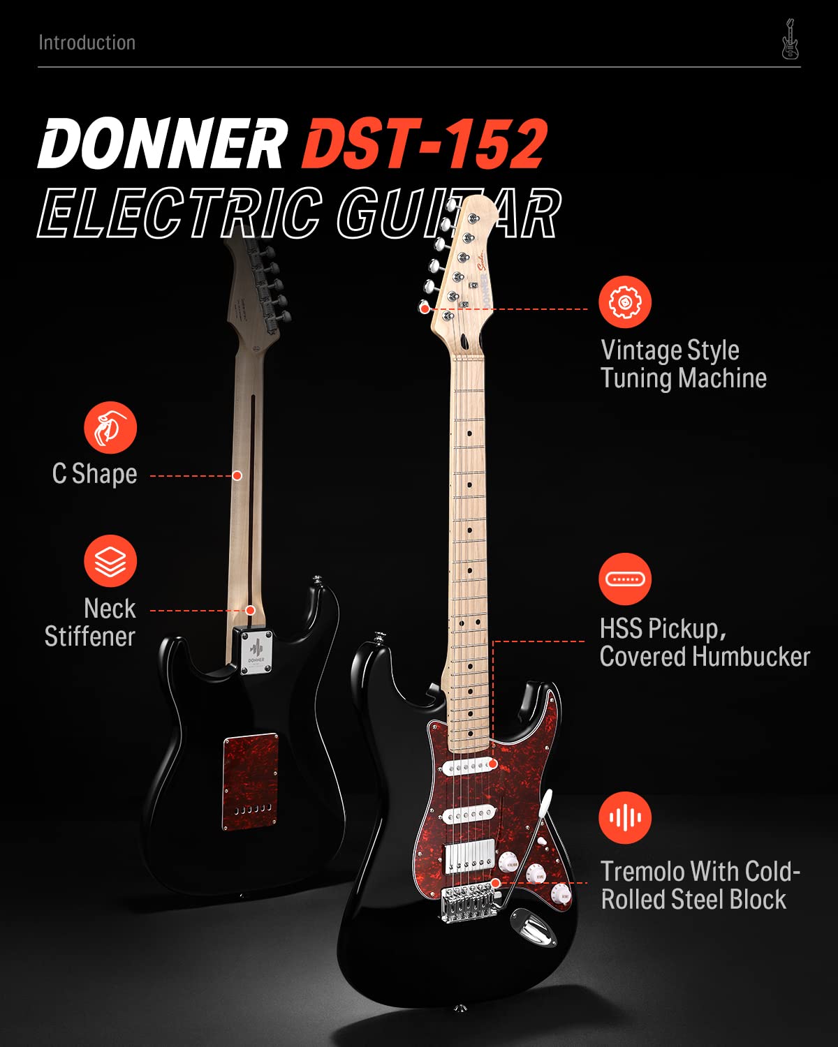 Electric Guitar HSS Coil Split J898131