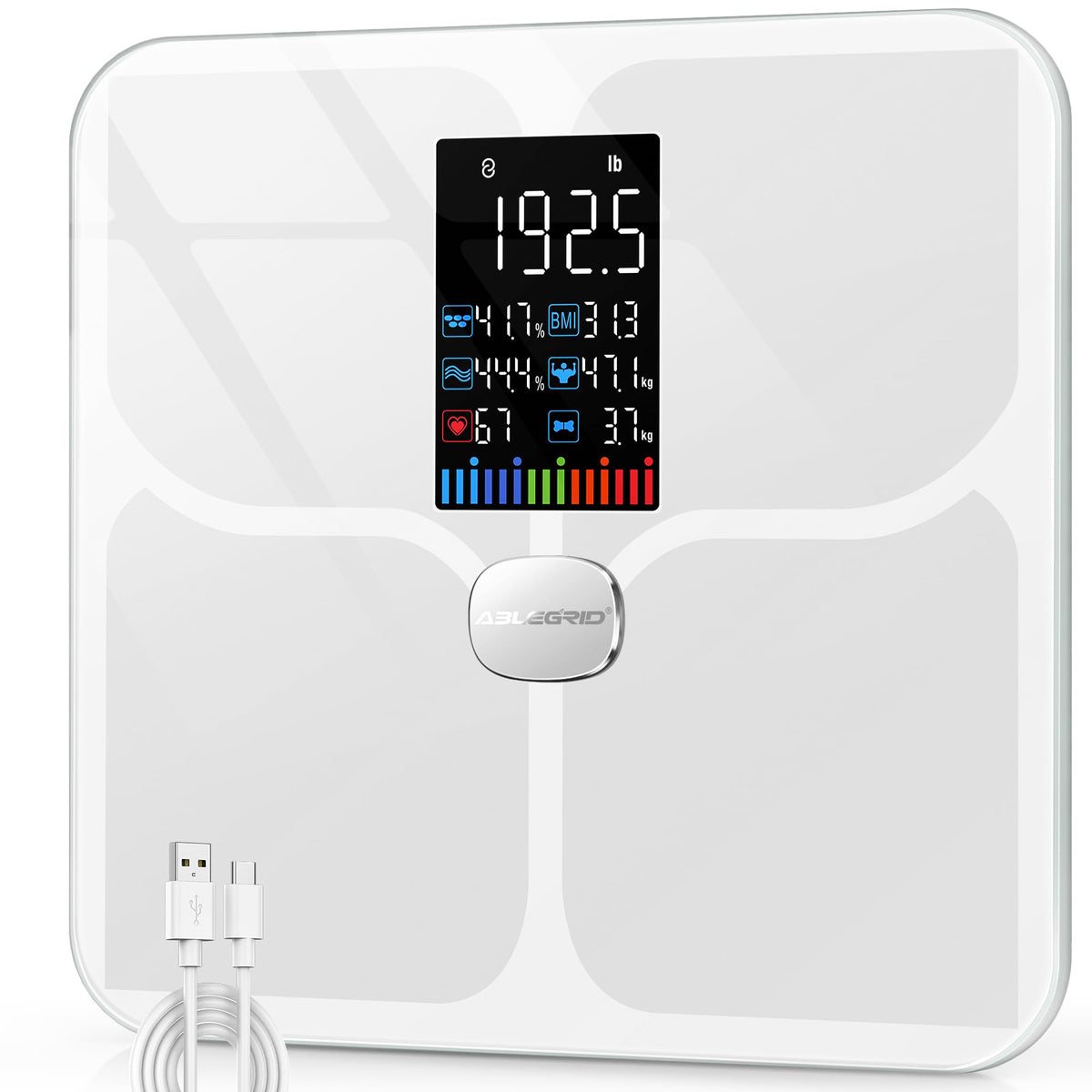 Smart Bathroom Scale for Body Weight and Fat I81222