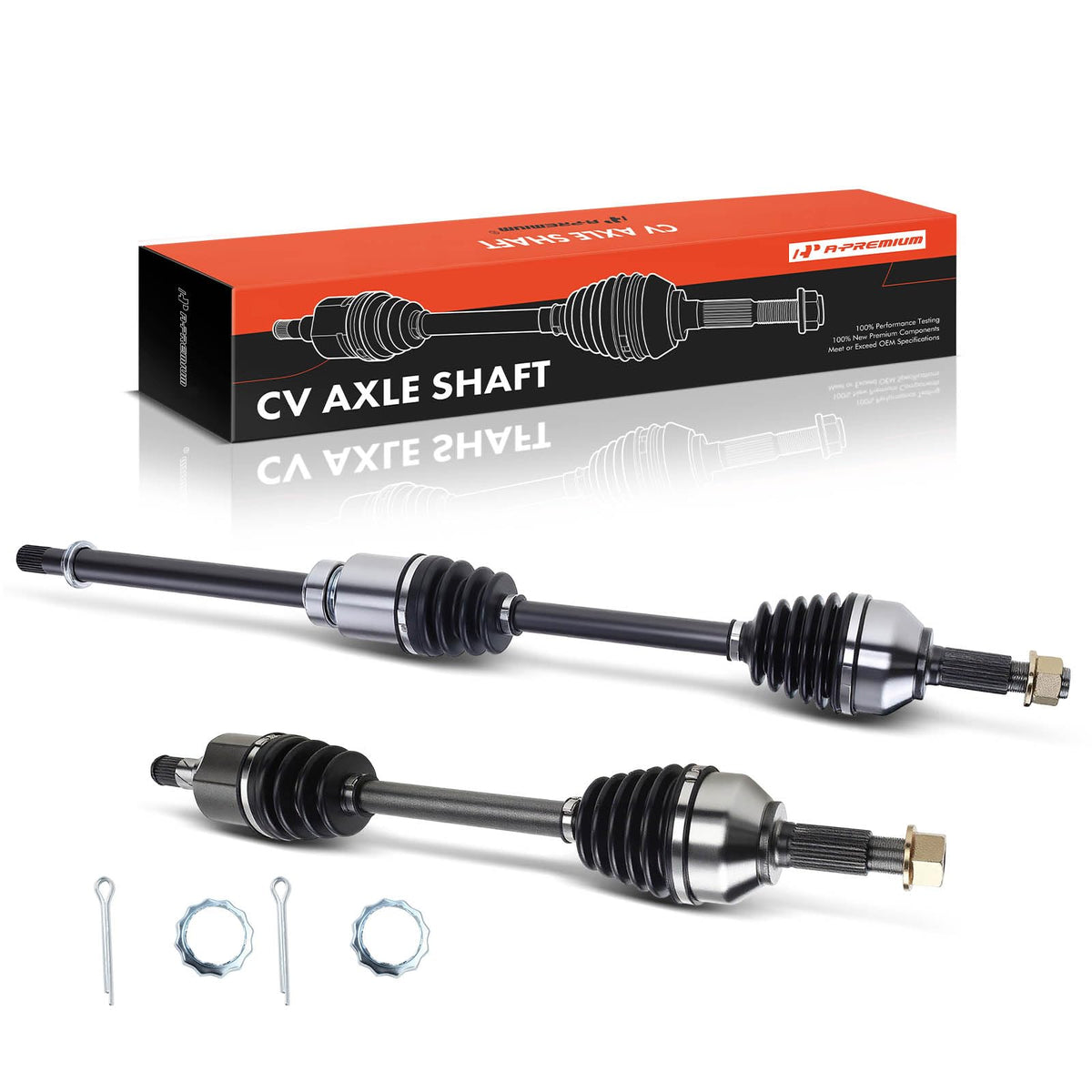 Set of 2 Front CV Axle Shaft Assembly B92694