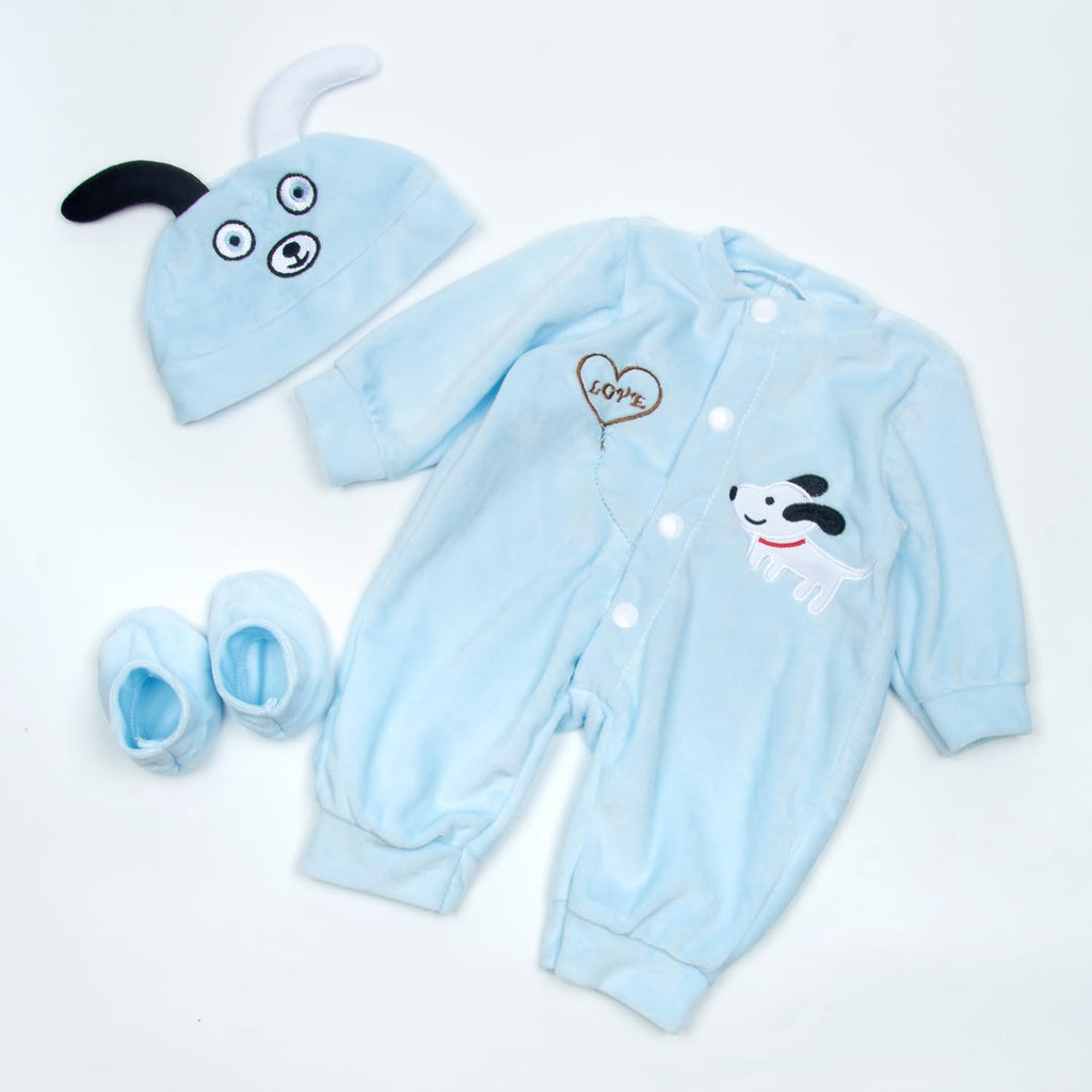 Blue Puppy 3-piece Doll Clothes B37042