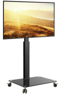 Rolling Floor TV Stand for 27-60 inch LED Screen with Mount Z4823