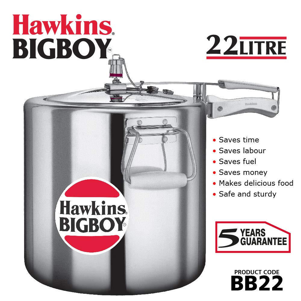 Aluminum Pressure Cooker 22 Litres V236