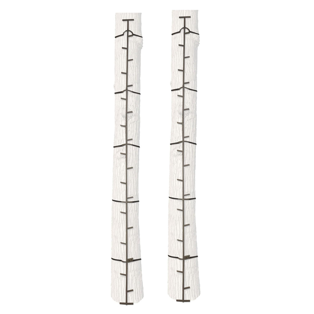 20 Feet Tall Steel Tree Climbing System (2 Pack) M467