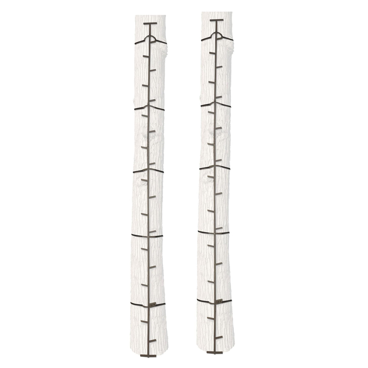 20 Feet Tall Steel Tree Climbing System (2 Pack) M467
