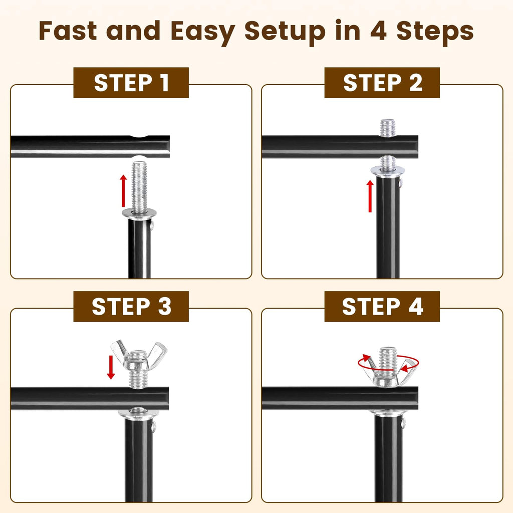 6.5 x 10ft Backdrop Support Stand Kit X329