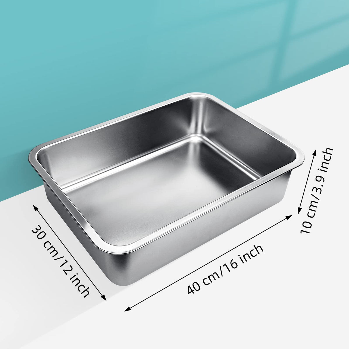 Stainless Steel Litter Box G808