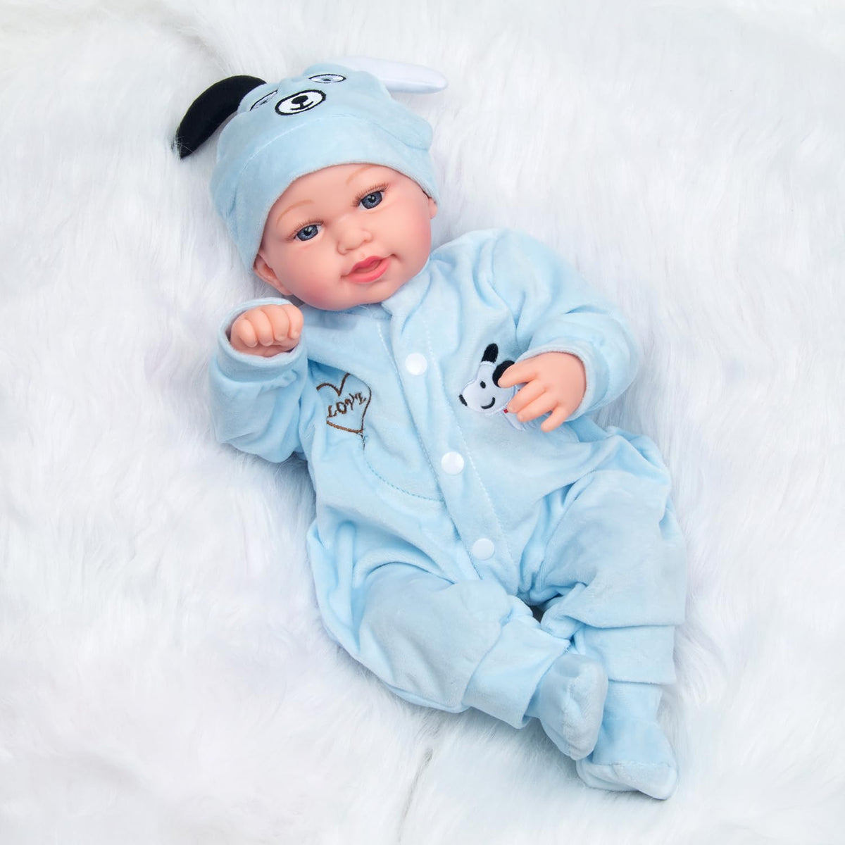Blue Puppy 3-piece Doll Clothes B37042