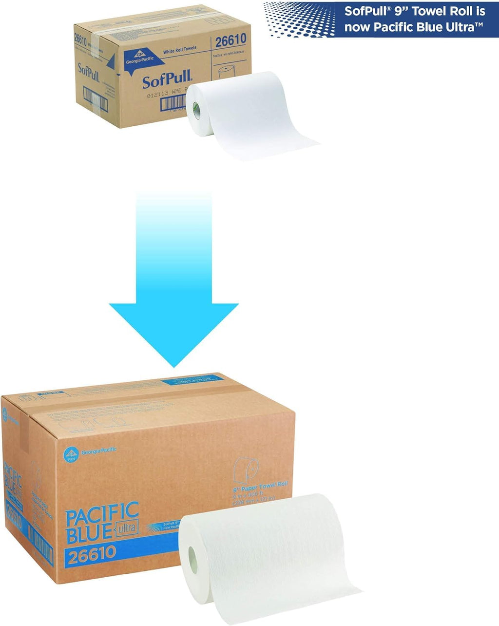 White Paper Towel Roll N753