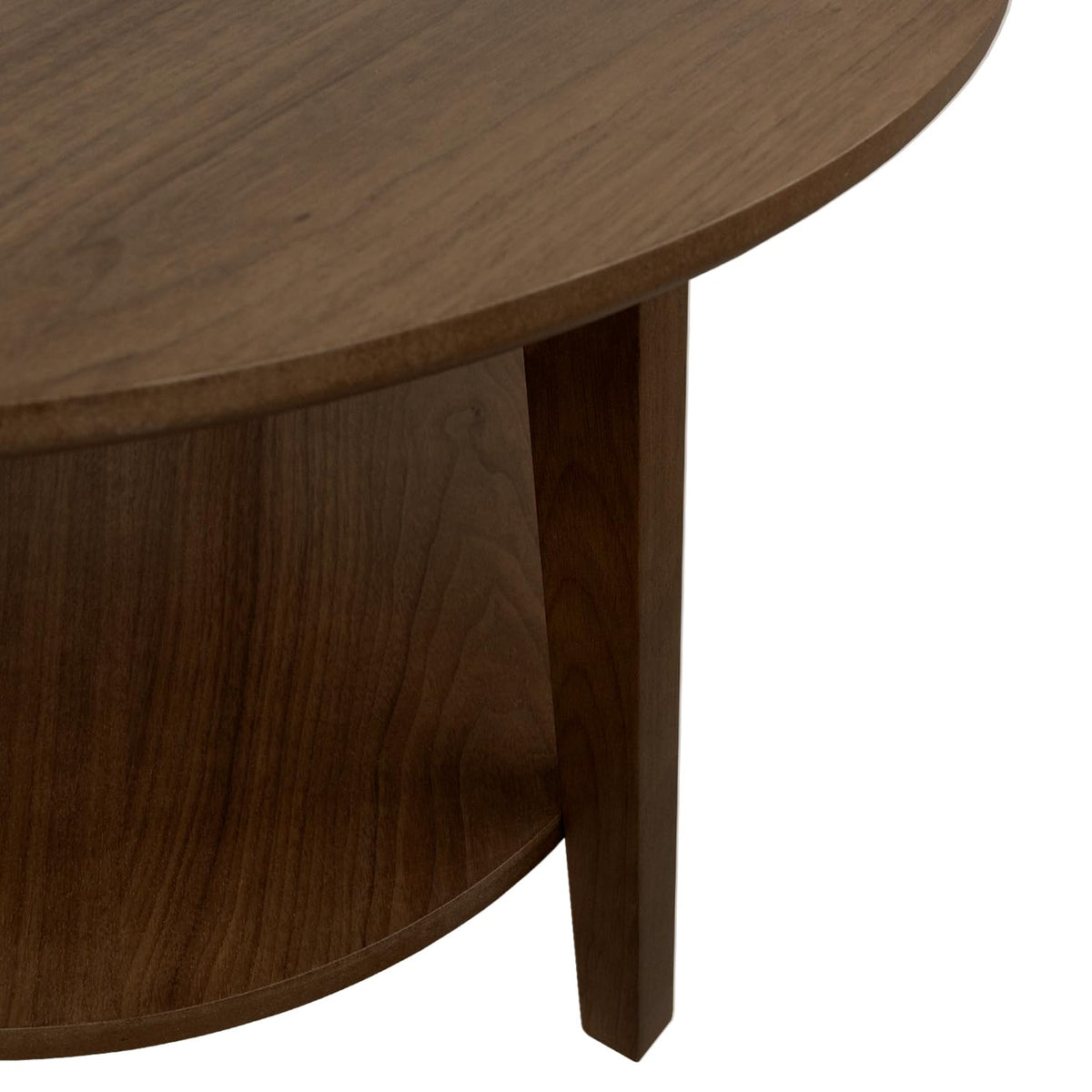 2-Tier Round Wood Coffee Table H74053