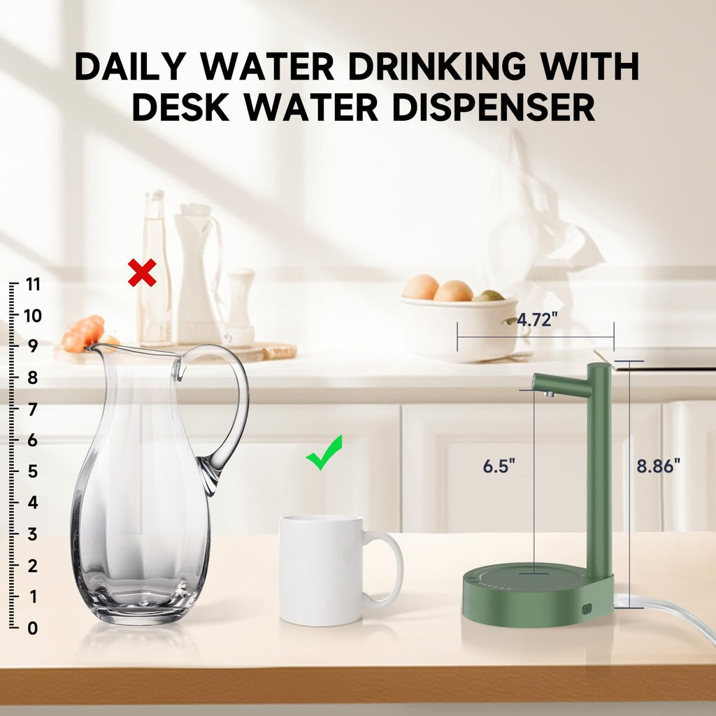 Desktop 5 Gallon Water Dispenser with USB-C Charging K137702