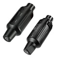 Wireless XLR Transmitter and Receiver for Microphones, 7-Channels 130ft Range, 2.4GHz Auto-Sync, Black Q180