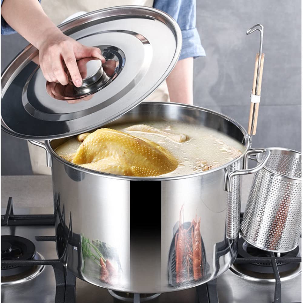 Stainless Steel 40 Quart Stock Pot with Lid O3800