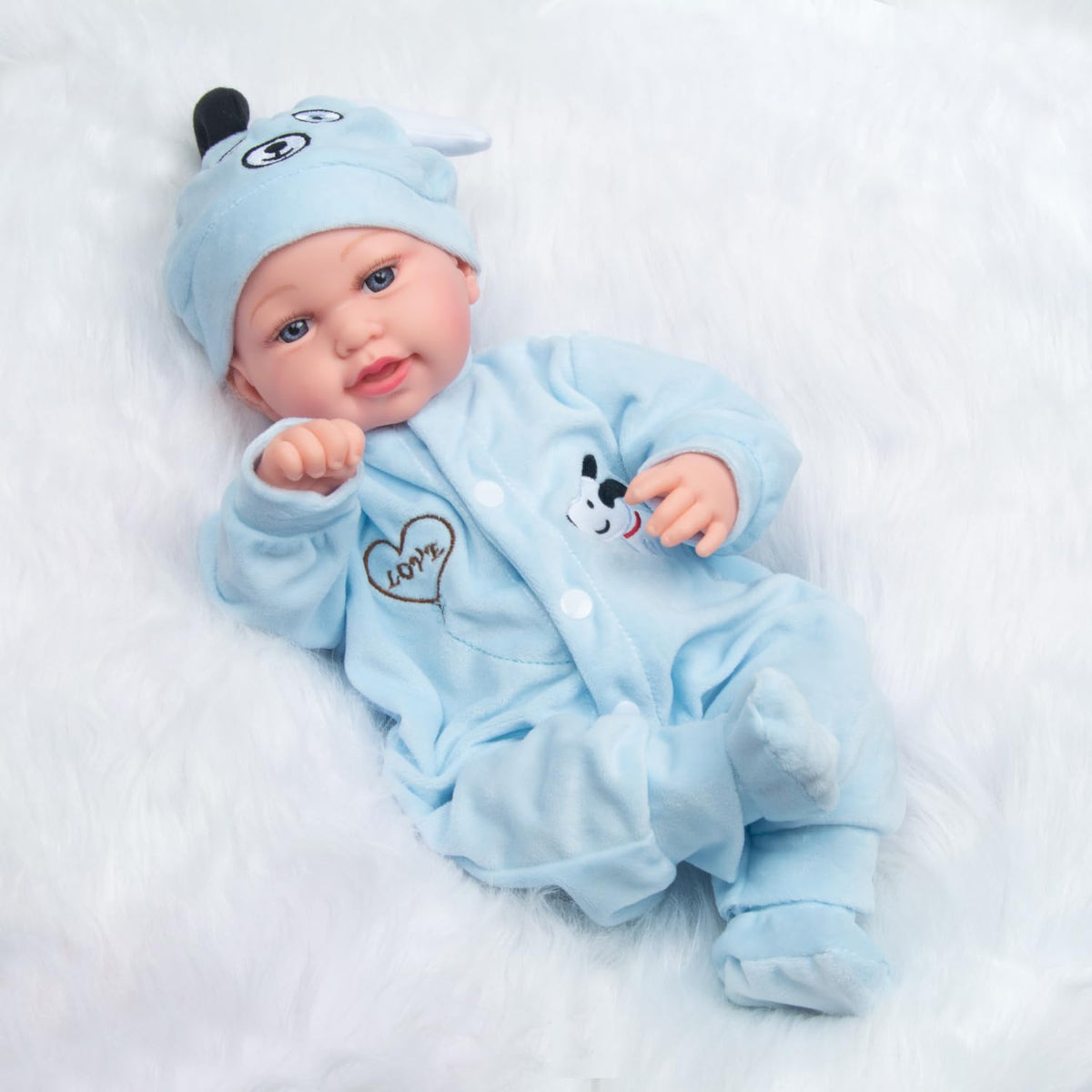 Blue Puppy 3-piece Doll Clothes B37042