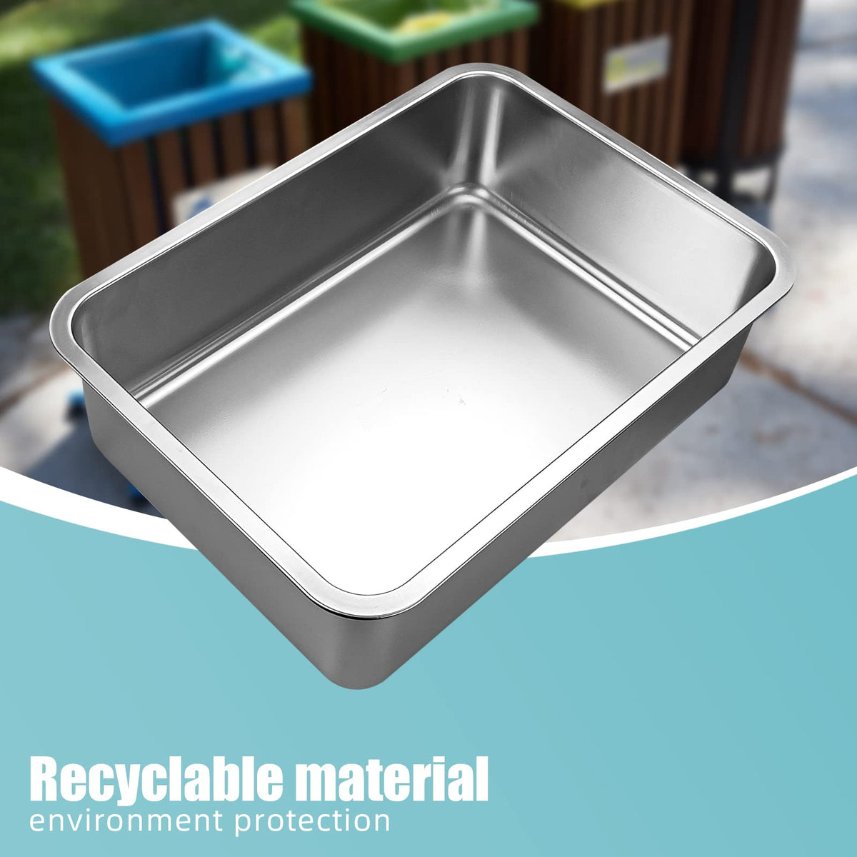 Stainless Steel Litter Box G808