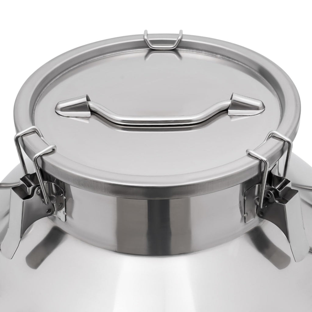 60L Stainless Steel Milk Can with Faucet and Sealed Lid H75425