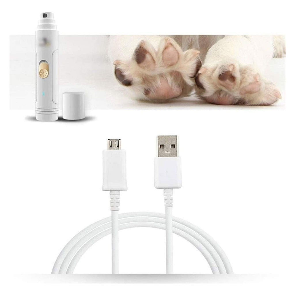 Electric Pet Nail Grinder Rechargeable Quiet A6606