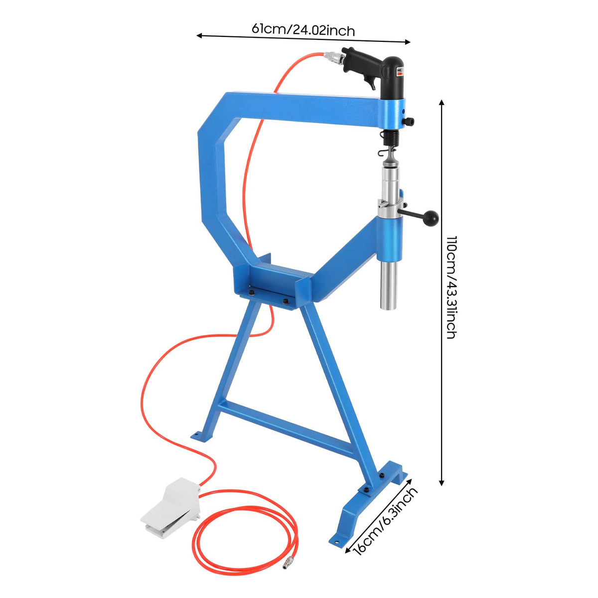 Pneumatic Planishing Hammer & Metal Shrinker Stretcher Kit Q589