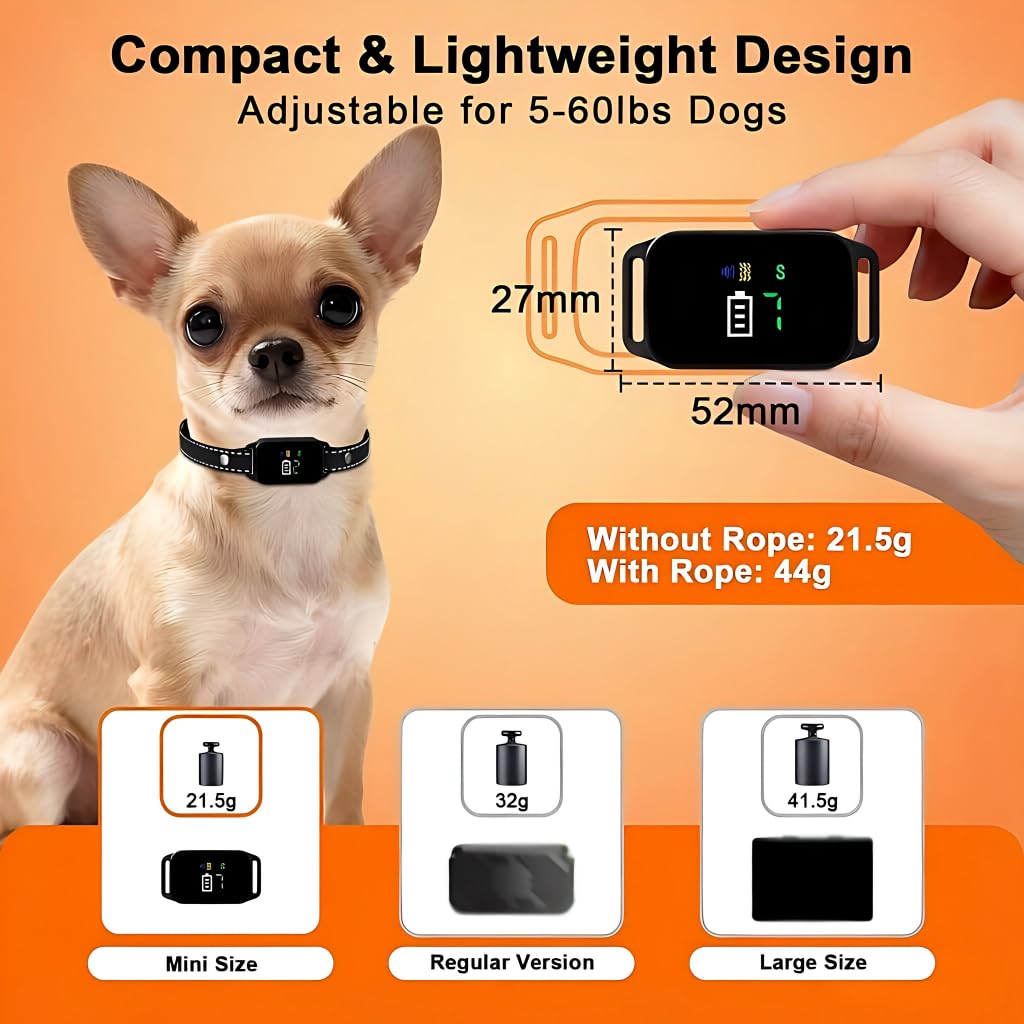 2 Pack Small Anti Barking Training Collar S3639