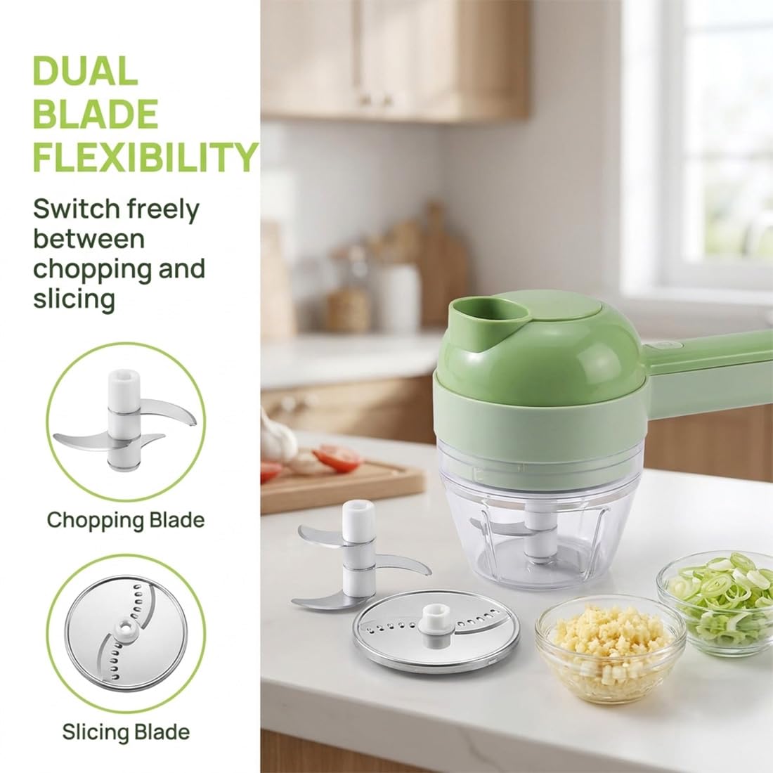 4 in 1 Handheld Electric Vegetable Cutter A771703