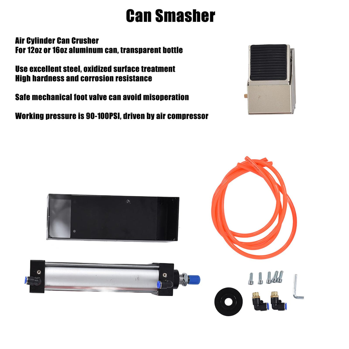 Pneumatic Heavy Duty Aluminum Can Crusher U334