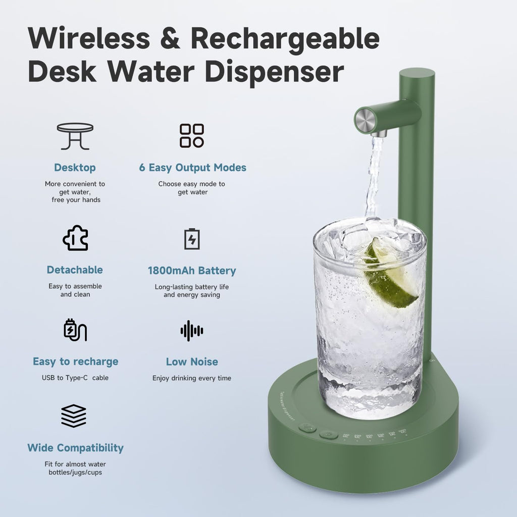 Desktop 5 Gallon Water Dispenser with USB-C Charging K137702