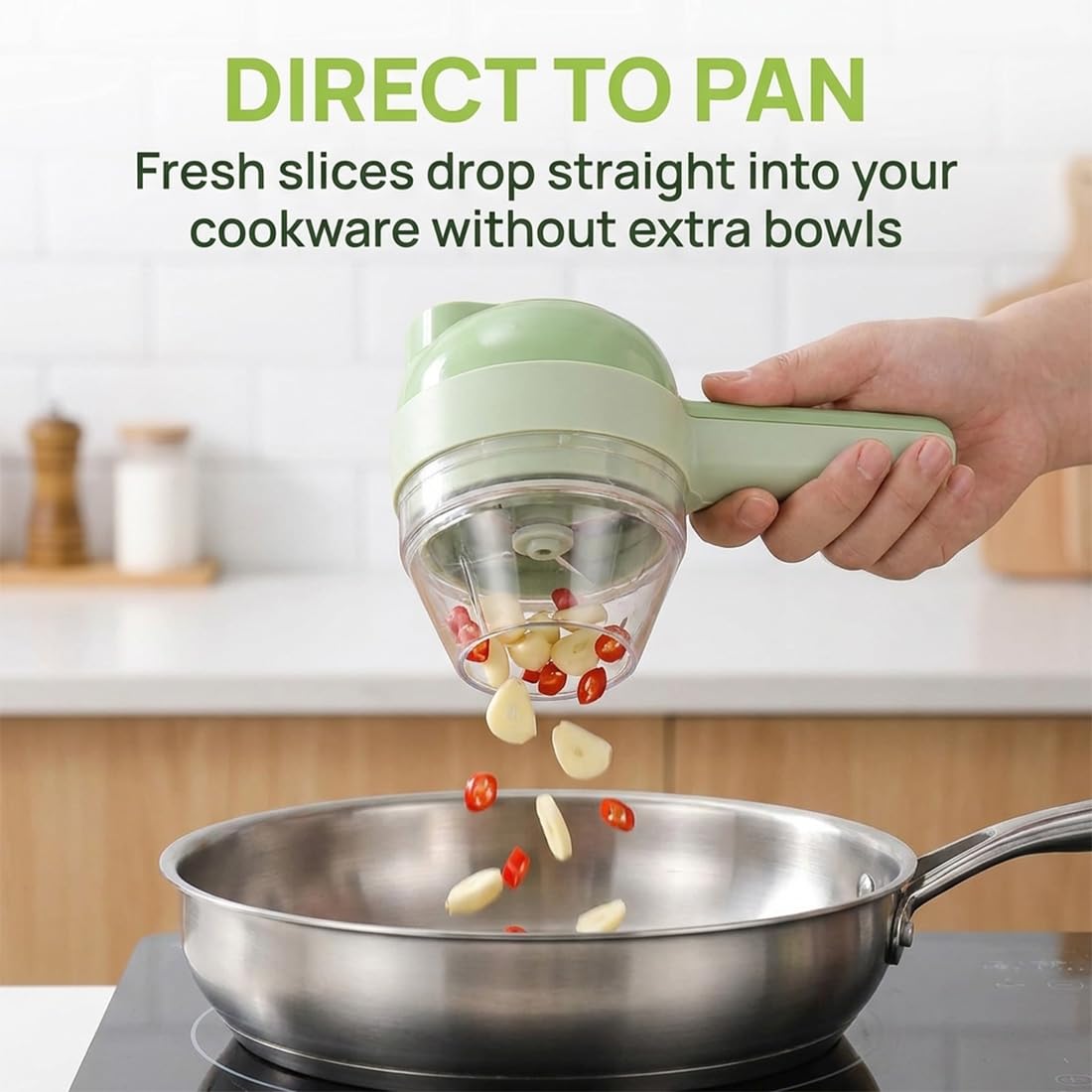 4 in 1 Handheld Electric Vegetable Cutter A771703