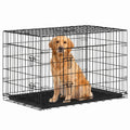 48" Double Door Crate Kennel with Divider I94304