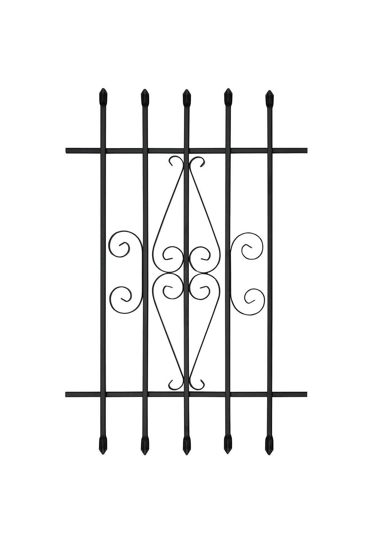 24 x 36 Black Window Bar Guard S279