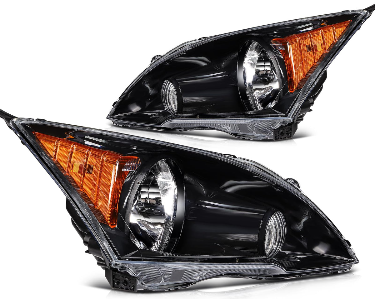 Chrome Housing Clear Corner Headlight Assembly C225
